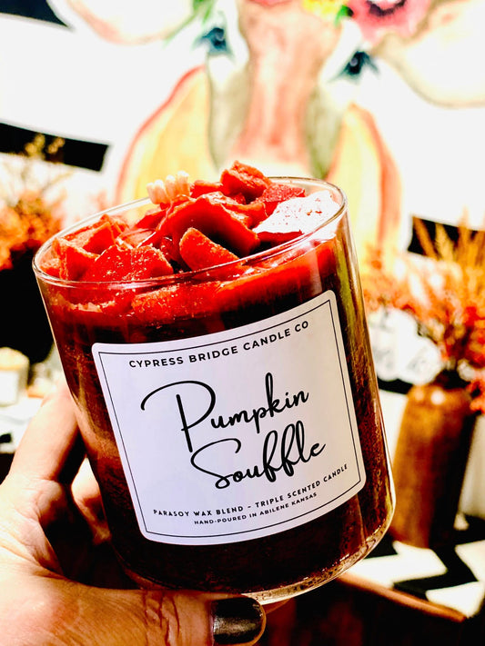 PUMPKIN SOUFFLE | 19+oz Chippy Top Jar Candle