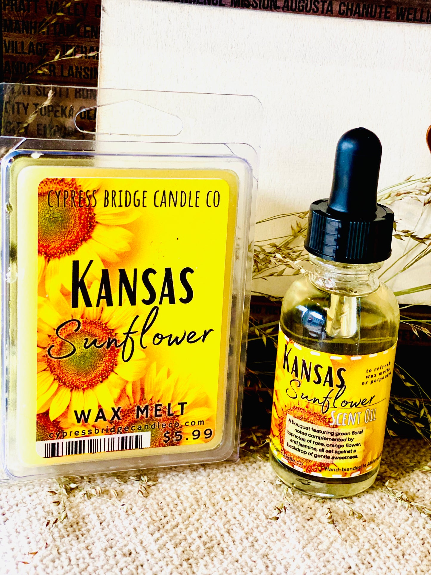 the KANSAS SUNFLOWER GIFT COMBO