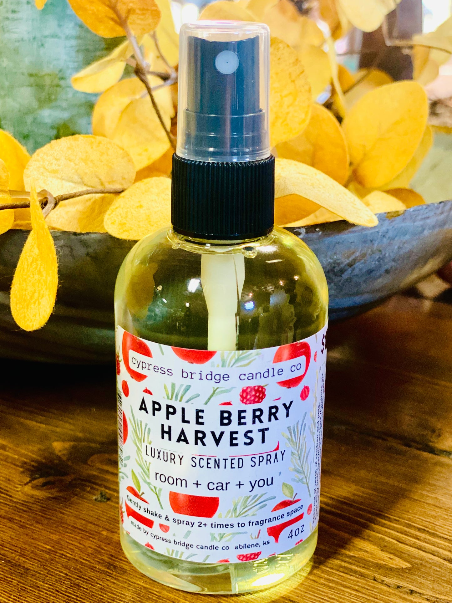 APPLE BERRY HARVEST - 4oz SCENTED SPRAY