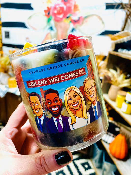 FOX & FRIENDS EDITION SCENT OF CB “CHIPPED™” | 19+ oz Chippy Top Jar Candle