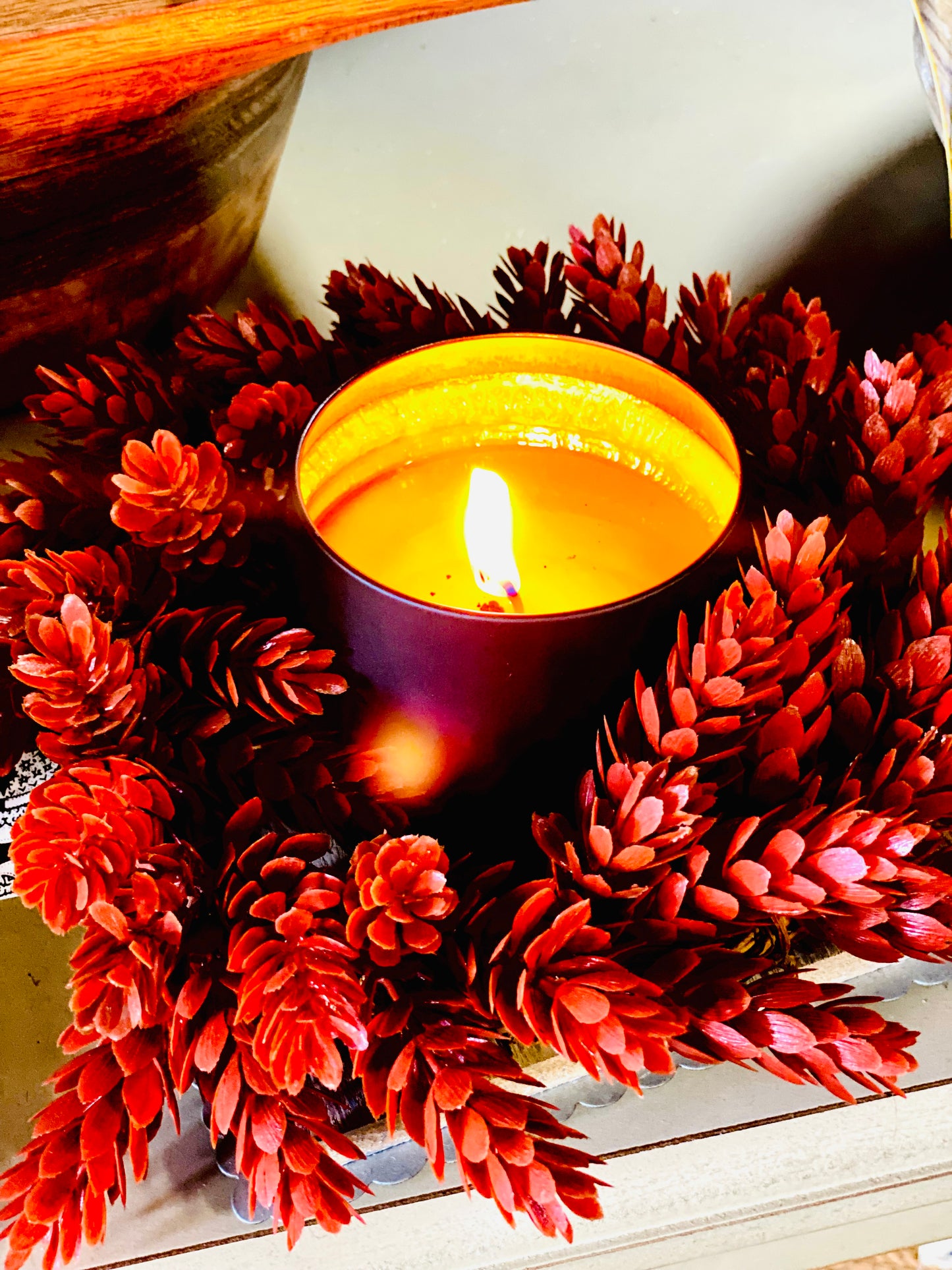 SUPER DEAL!! HEARTFELT HOPS CANDLE RING