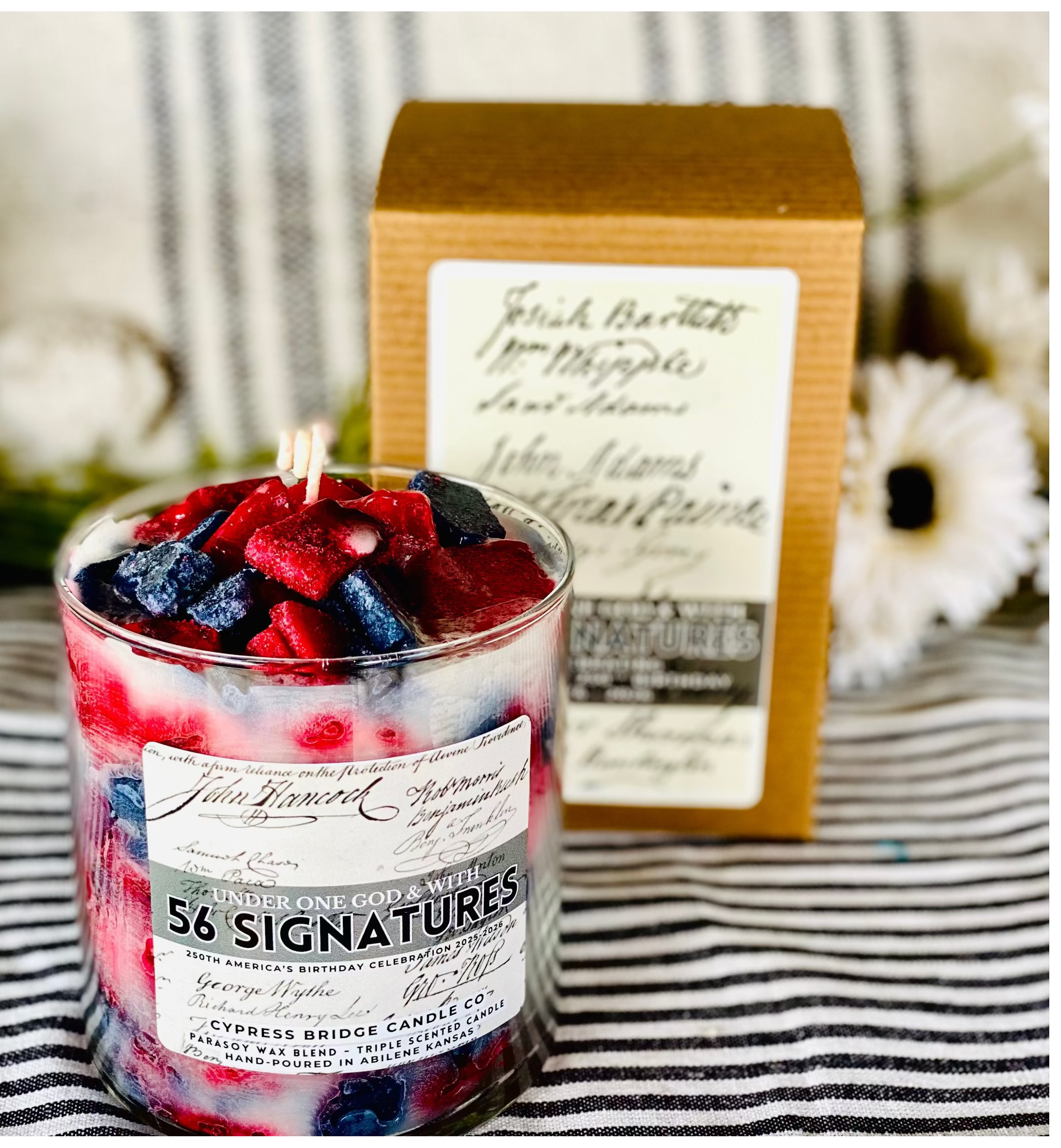 【マルシィ】4点セット‼️（Candle+Memory） 56 SIGNATURES | 19+oz Chippy Top Jar Candle – Cypress Bridge