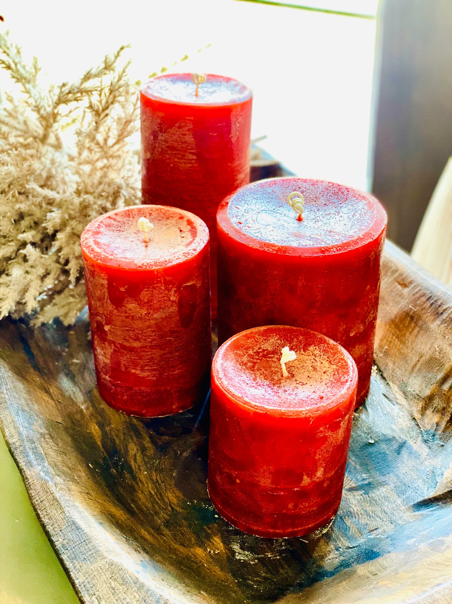 PUMPKIN SOUFFLÉ (scented) Pillar Candles -  5 SIZES