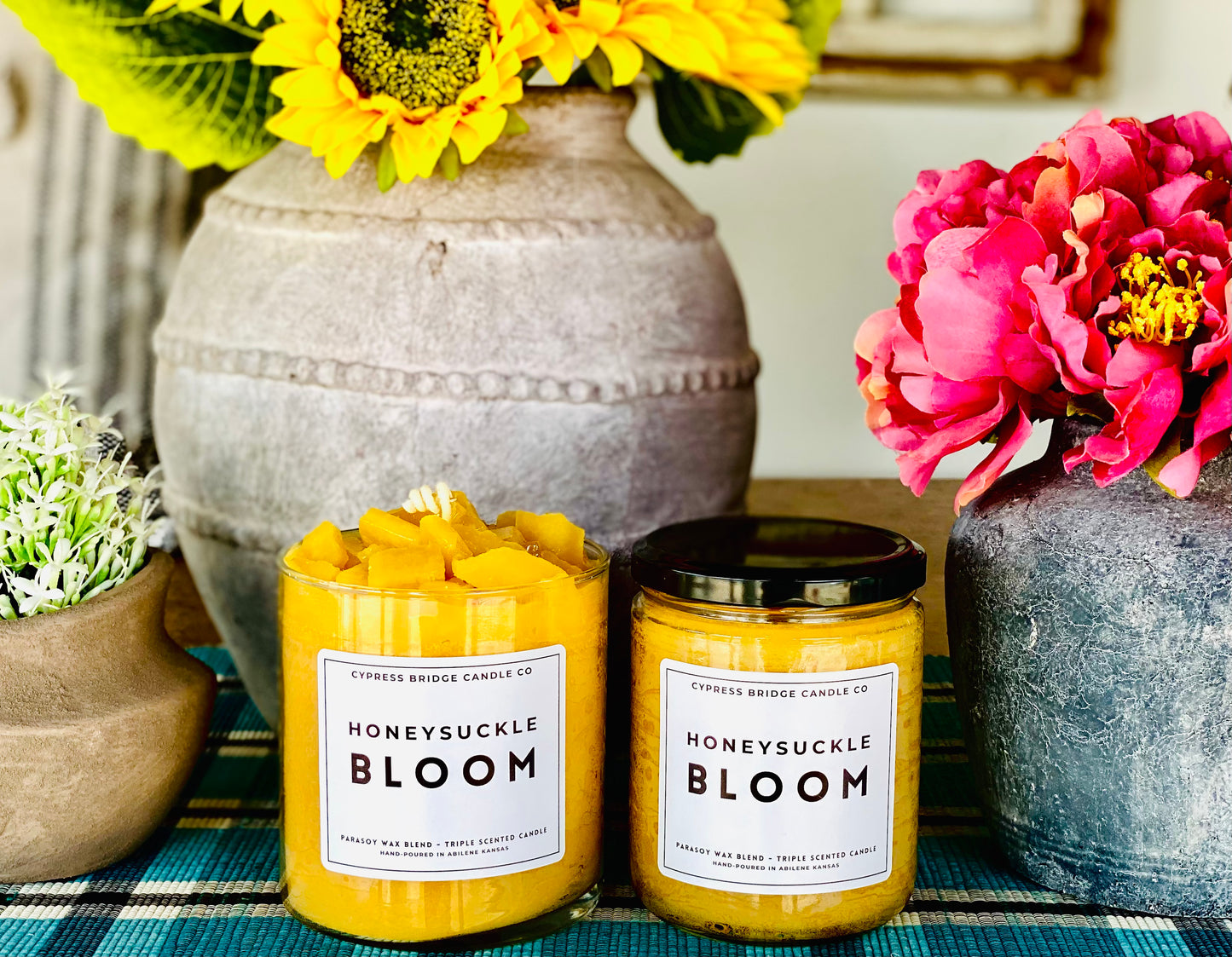 HONEYSUCKLE BLOOM | JAR CANDLES | 2 SIZES