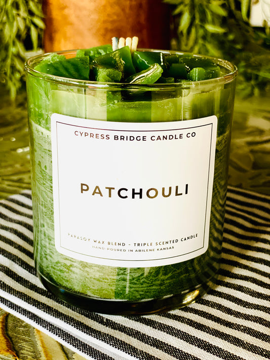 PATCHOULI | 19+oz Chippy Top Jar Candle