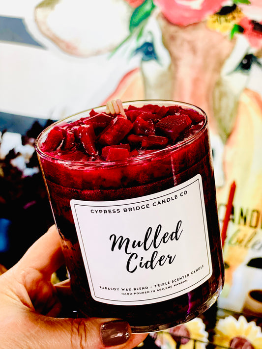 MULLED CIDER | 19+oz Chippy Top Jar Candle