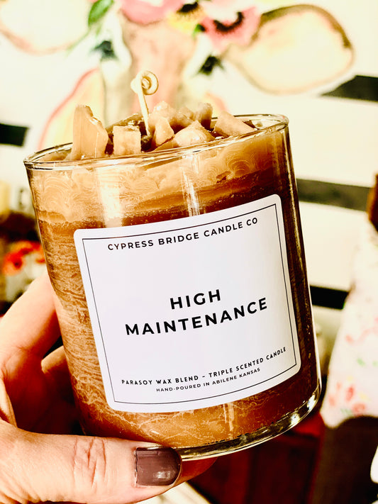 HIGH MAINTENANCE™ | 19+oz Chippy Top Jar Candle