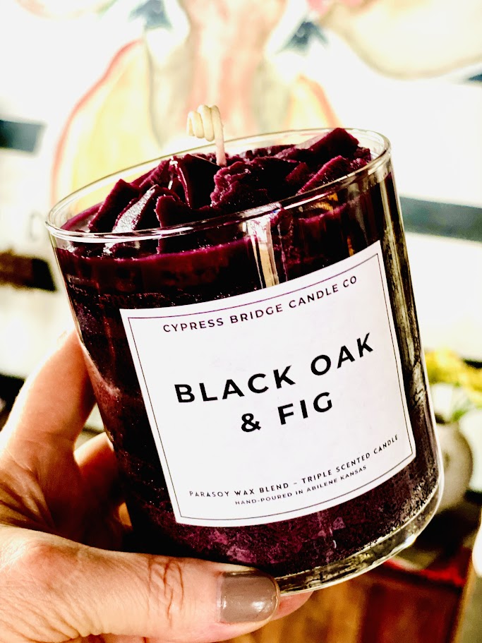 BLACK OAK & FIG | Chippy Top Jar Candle