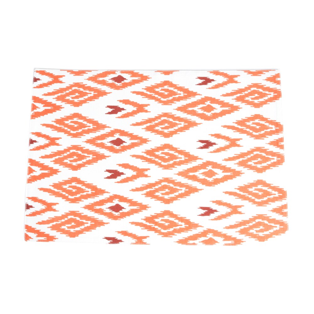 IKAT DESIGN PLACEMAT - TANGERINE