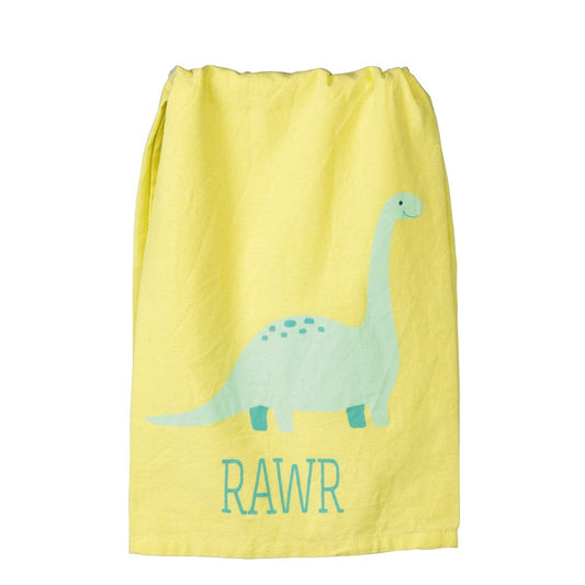 RAWR KIDS BATHROOM TOWEL