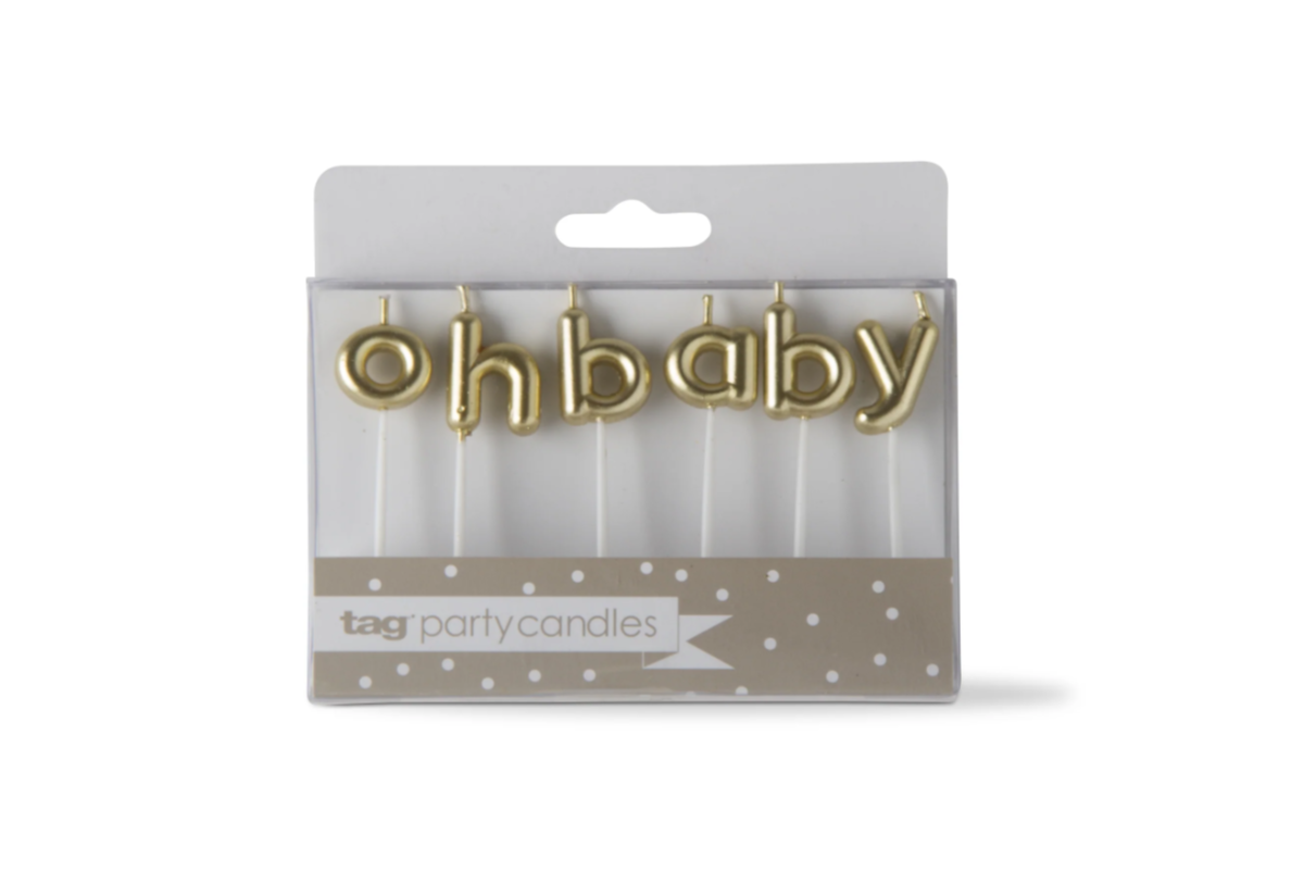 OH BABY GOLD CANDLES
