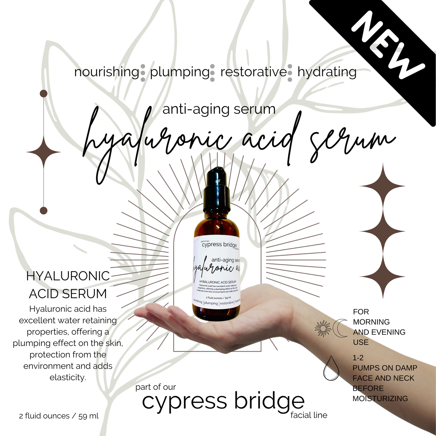 NEW! HYALURONIC ACID SERUM