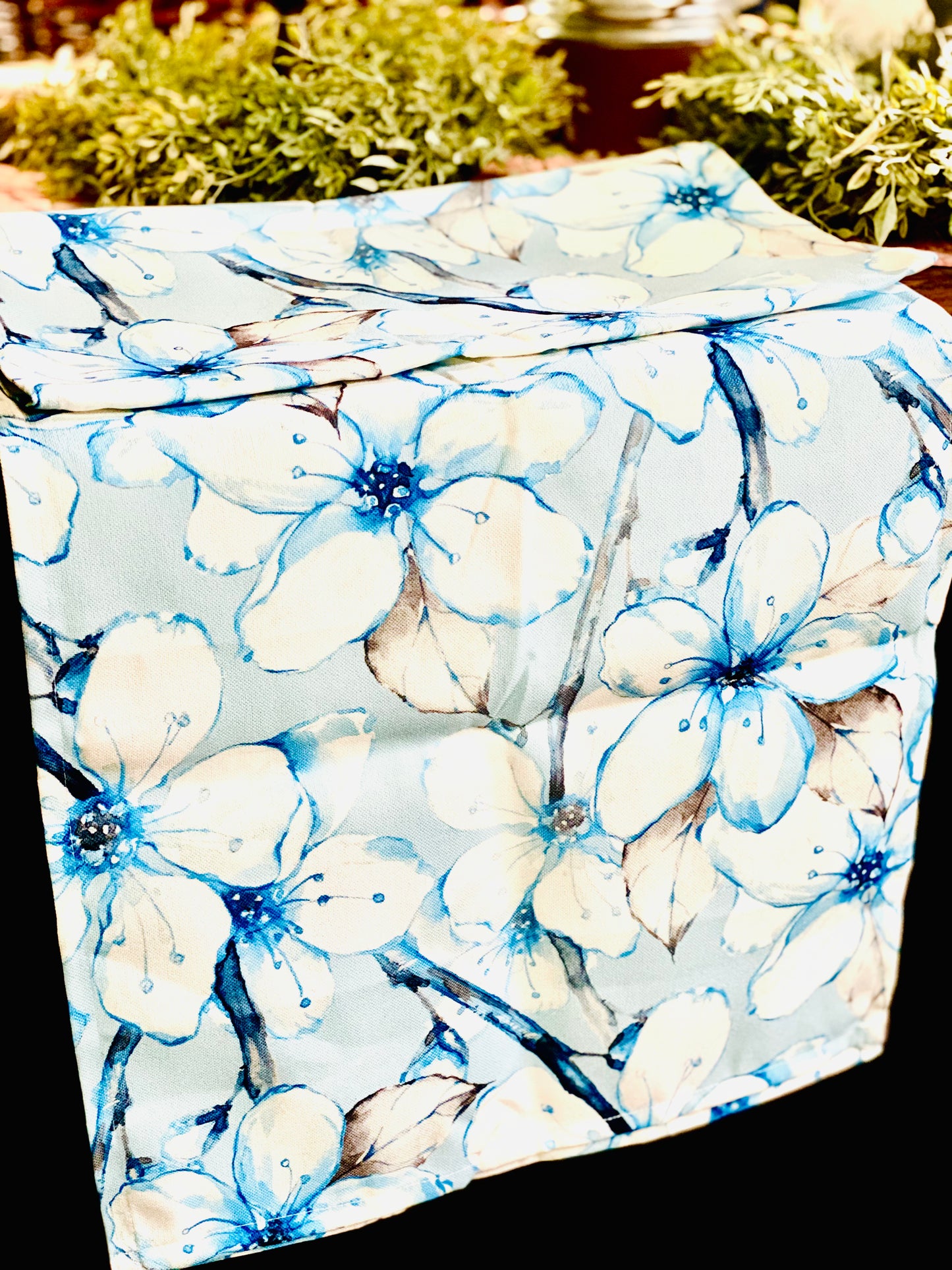 LILYWOOD AQUA FLOWER RUNNER