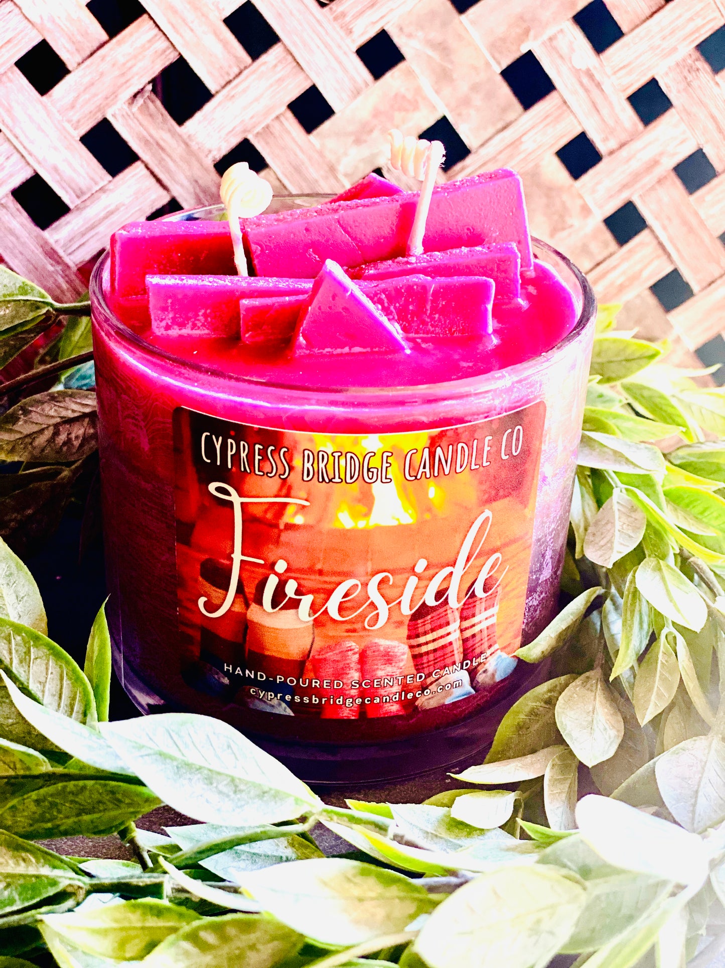 FIRESIDE™  | 19+oz Chippy Top Jar Candle