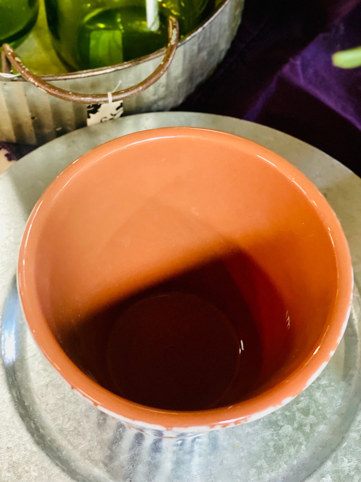 STRIPED BUNGALOW PLANTER POT