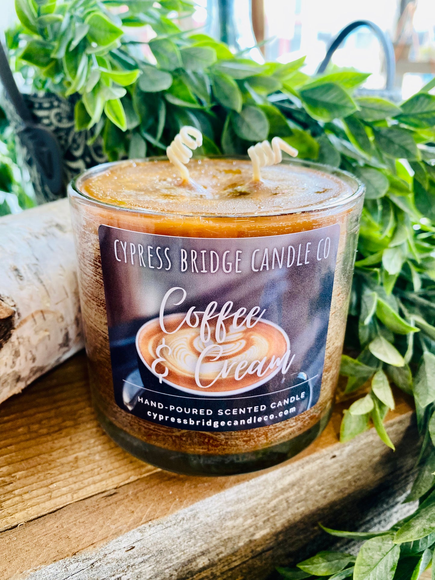 COFFEE & CREAM | 19+oz Chippy Top Jar Candle