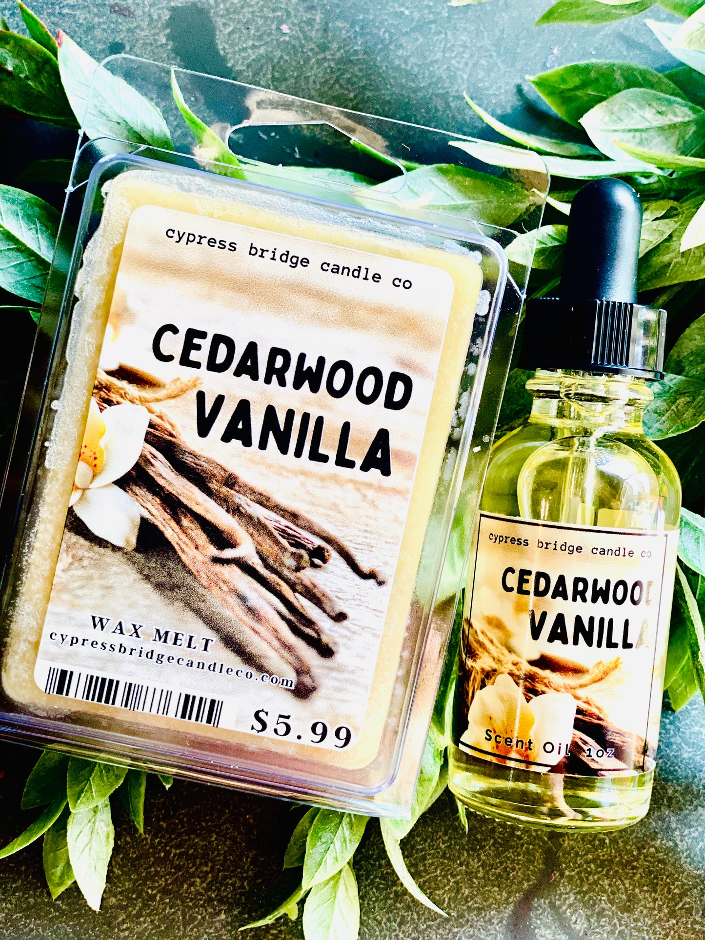 CEDARWOOD VANILLA Wax Melts, Oil or Duo