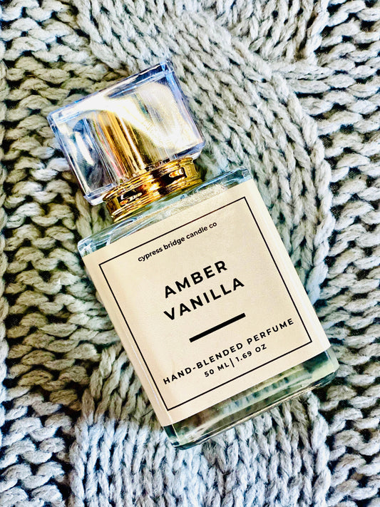AMBER VANILLA ™️ HAND BLENDED PERFUME