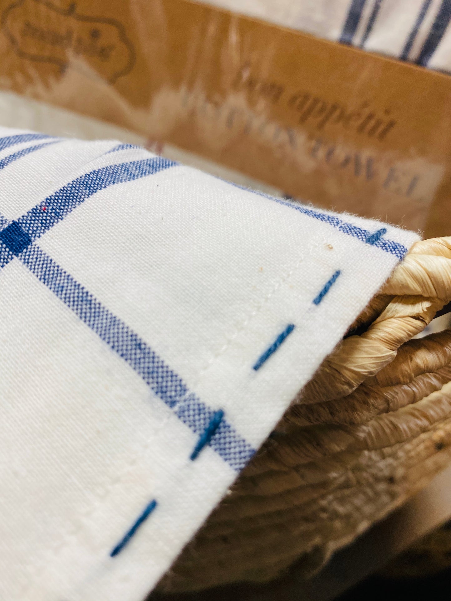 Bistro Embroidered Cotton Hand Towel