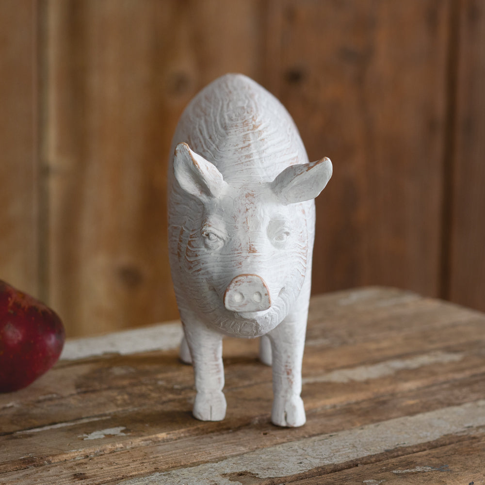 12" Farmhouse Tabletop Pig