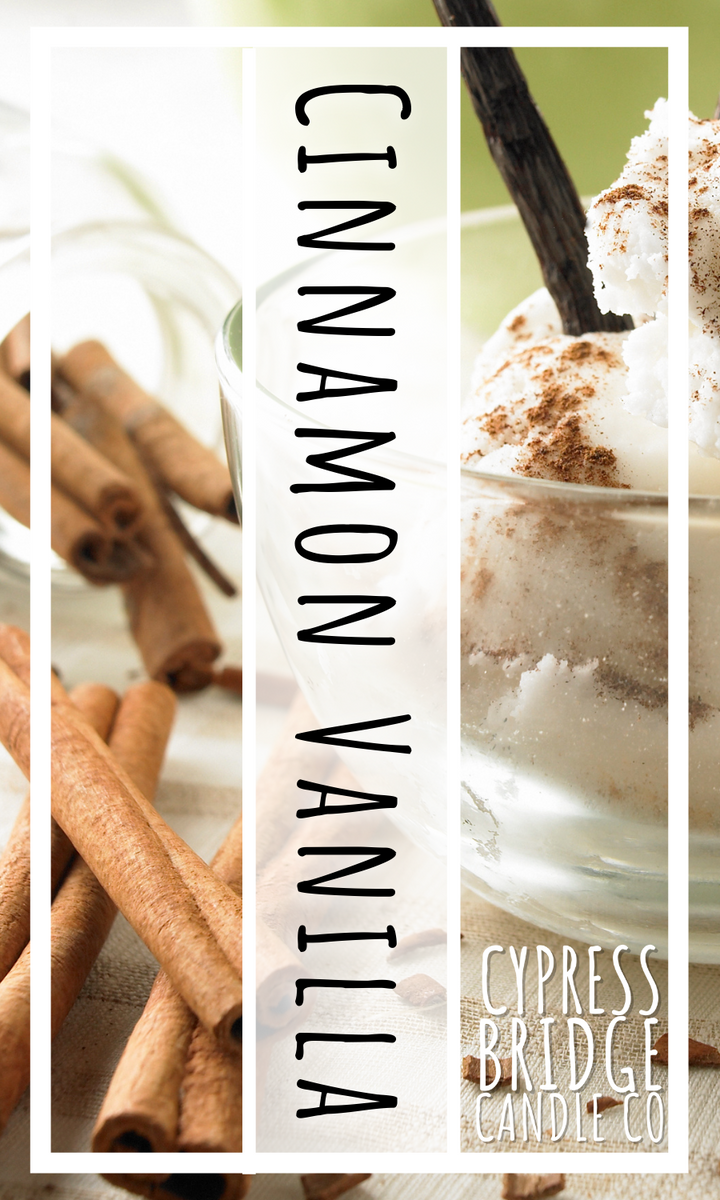 Cinnamon Vanilla Fragrance Oil – Cypress Bridge Candle Co.