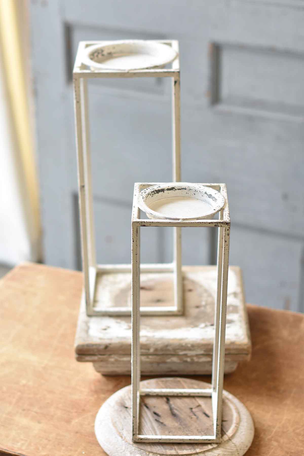 Spartan Metal Holders Cream - 2 SIZES