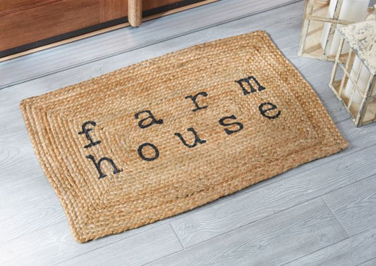 FARMHOUSE DOOR MAT - MUD PIE