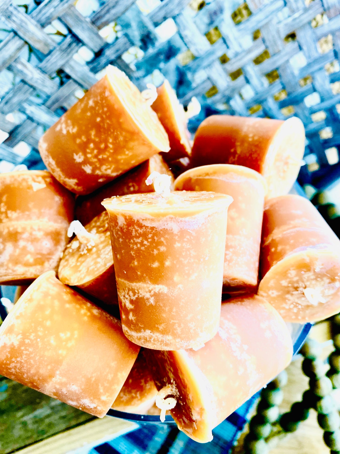 HAZELNUT CREAM Votive Candles - Set (6) or bakers dozen (13)