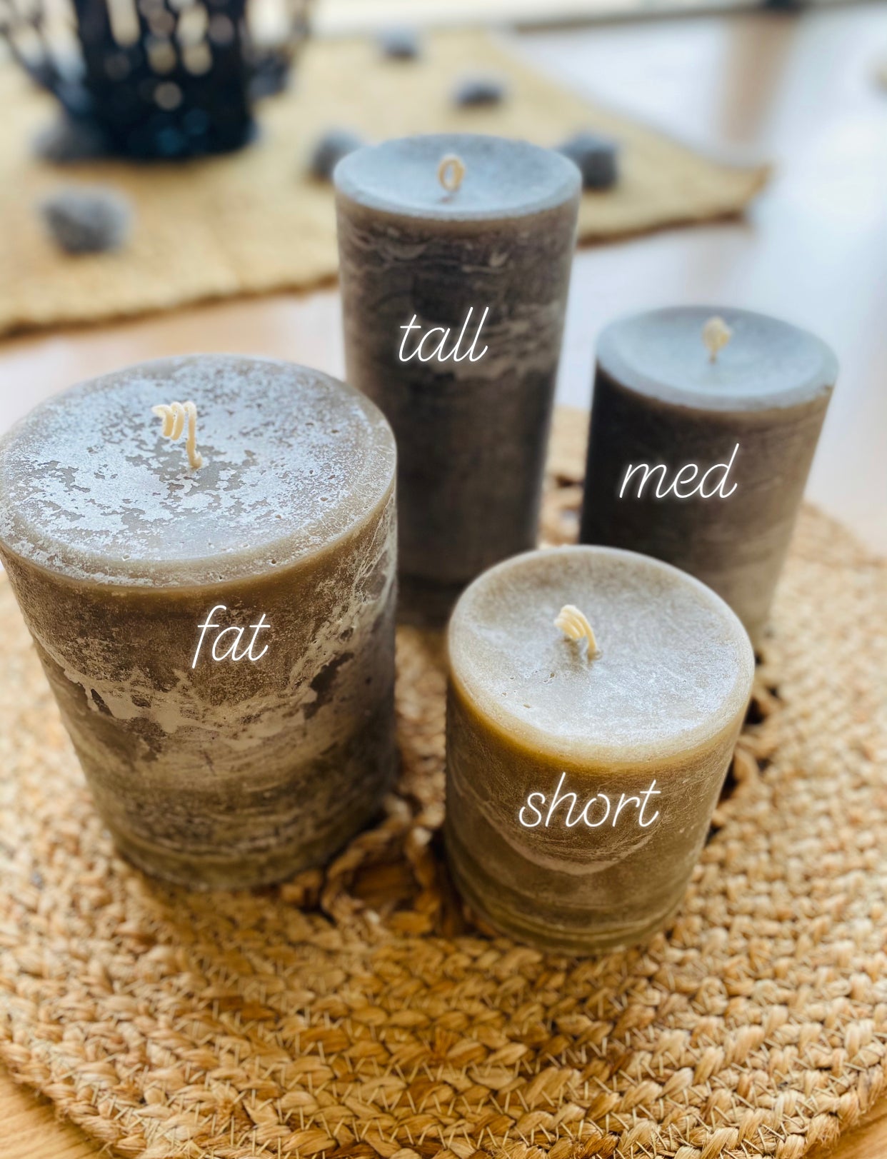 4.5" x 3" Medium Pillar Candle