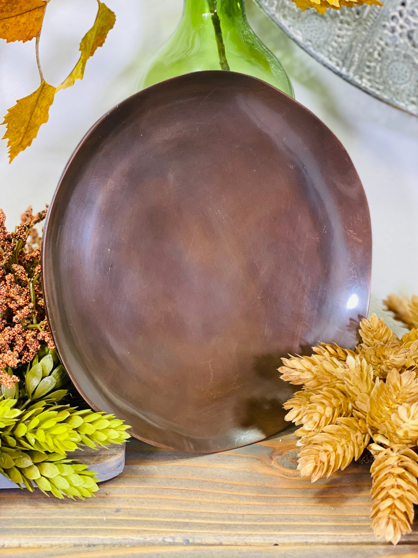 8" COPPER PILLAR PLATE