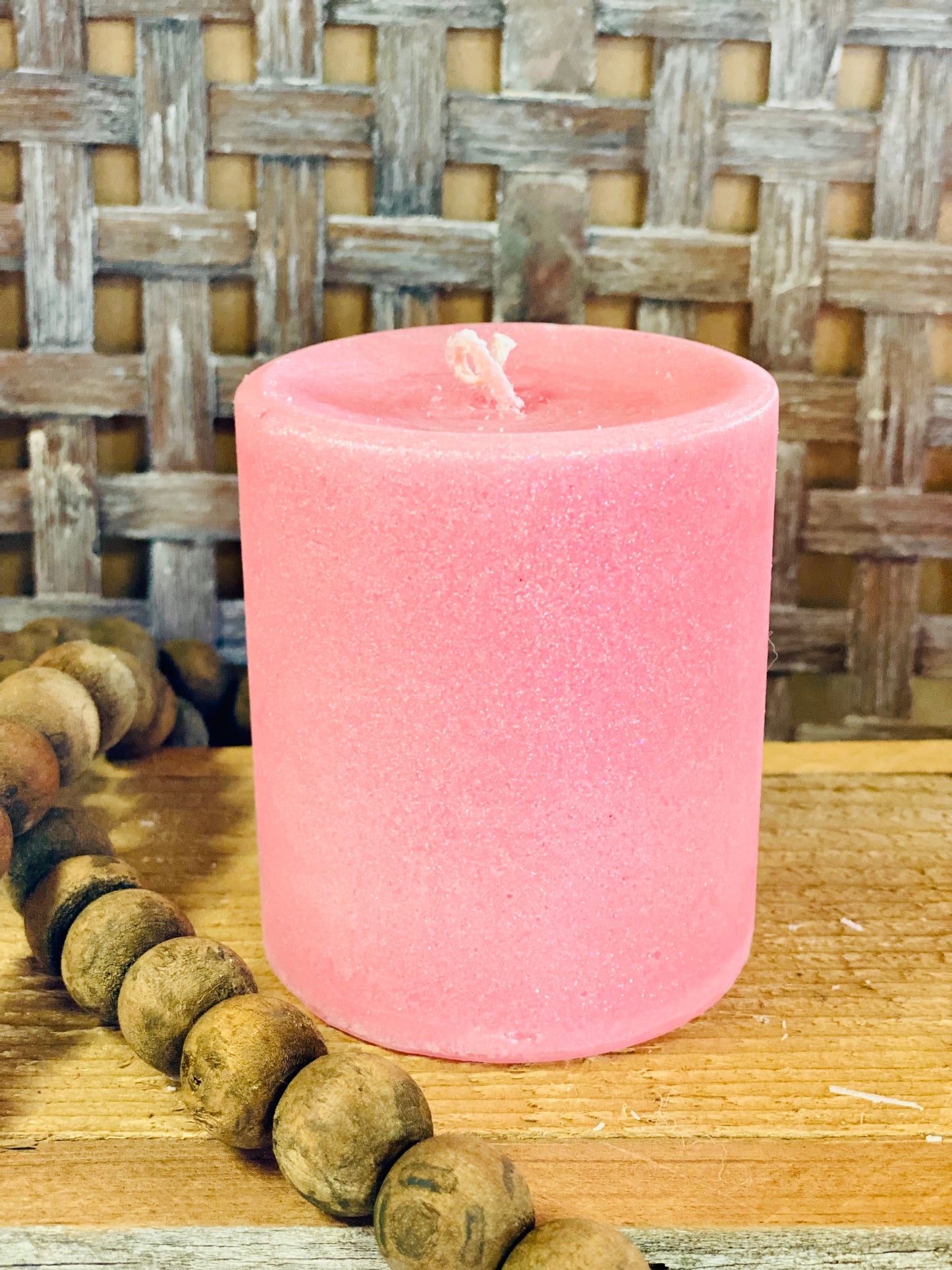 Pillar Candles - LIGHT PINK COLOR