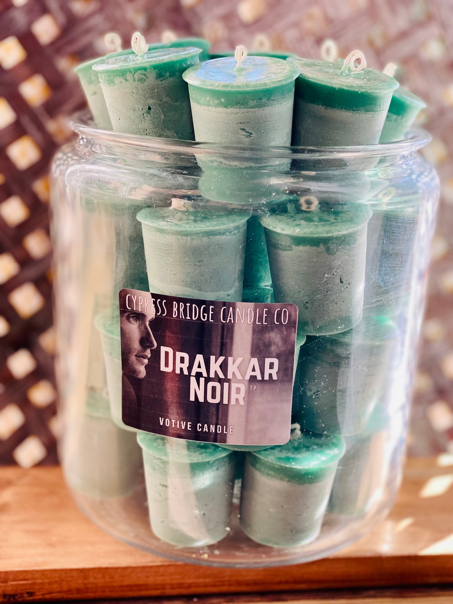 DRAKKAR NOIR (tp) Votive Candles - Set (6) or bakers dozen (13)