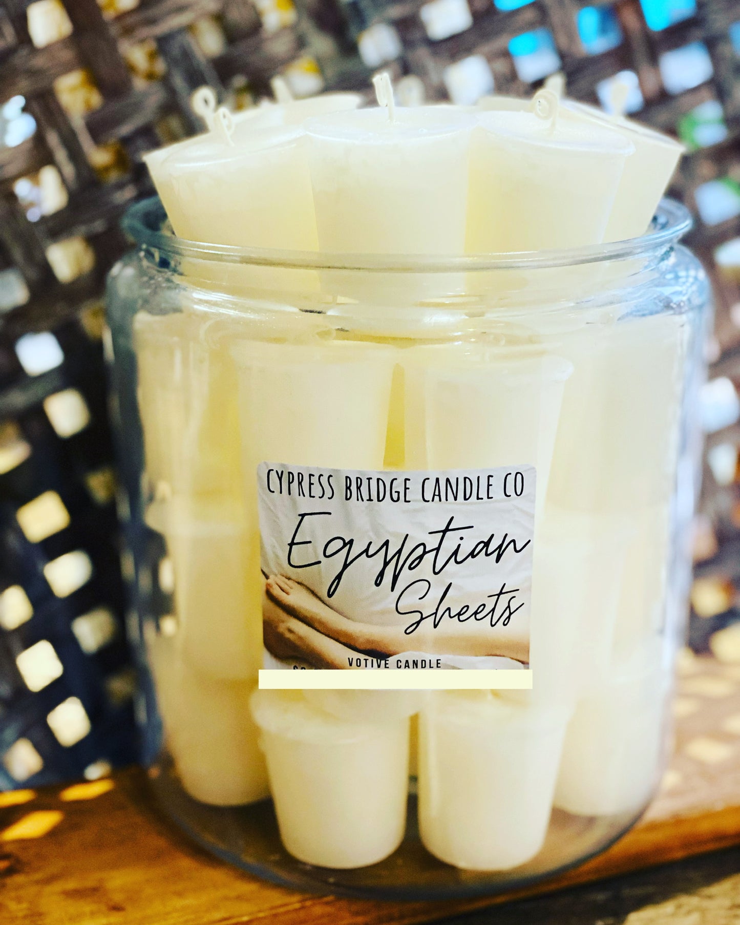 EGYPTIAN SHEETS  Votive Candles - Set (6) or bakers dozen (13)