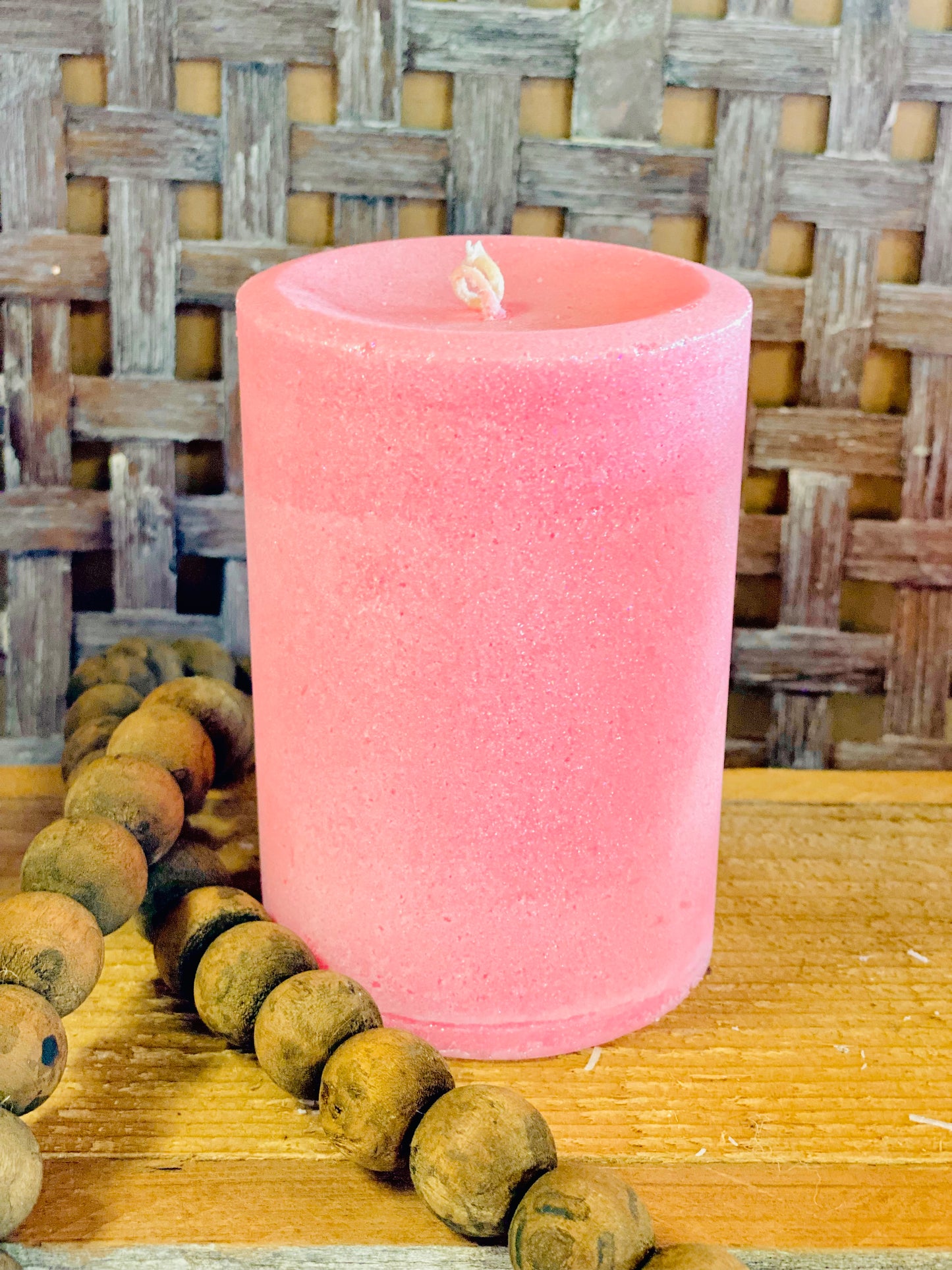 Pillar Candles - LIGHT PINK COLOR