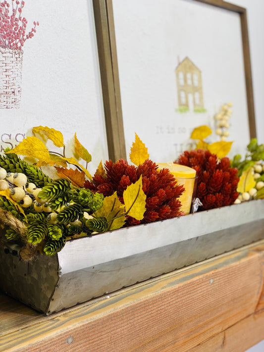 LONG GALVANIZED TRAY