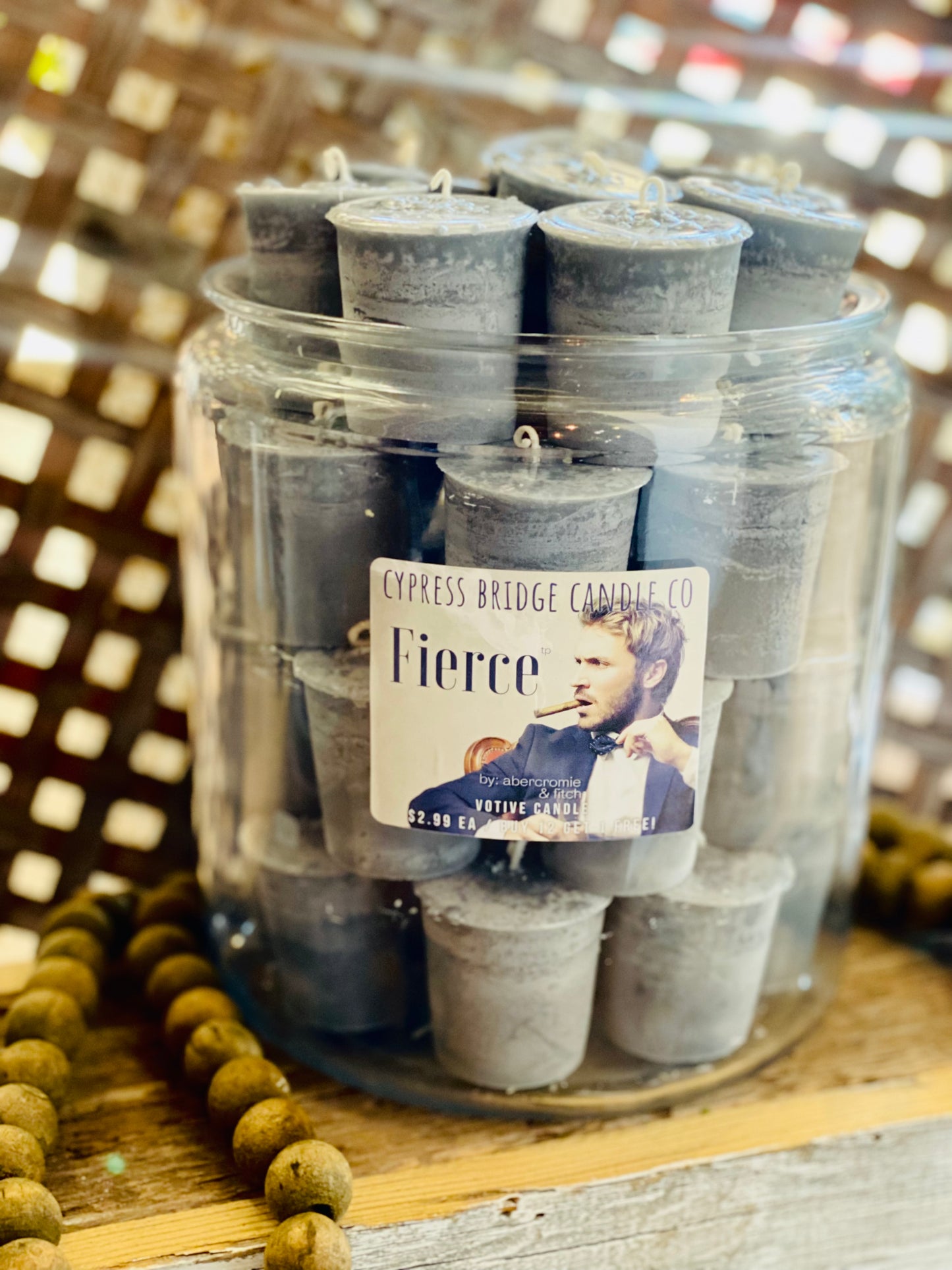 FIERCE™ Votive Candles - Set (6) or bakers dozen (13)