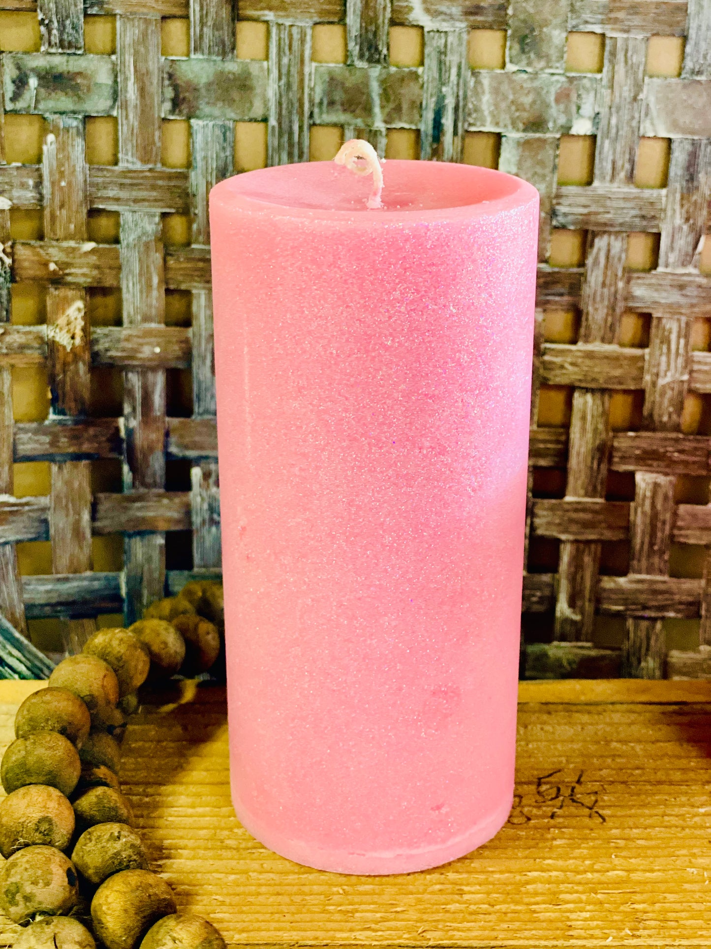 Pillar Candles - LIGHT PINK COLOR