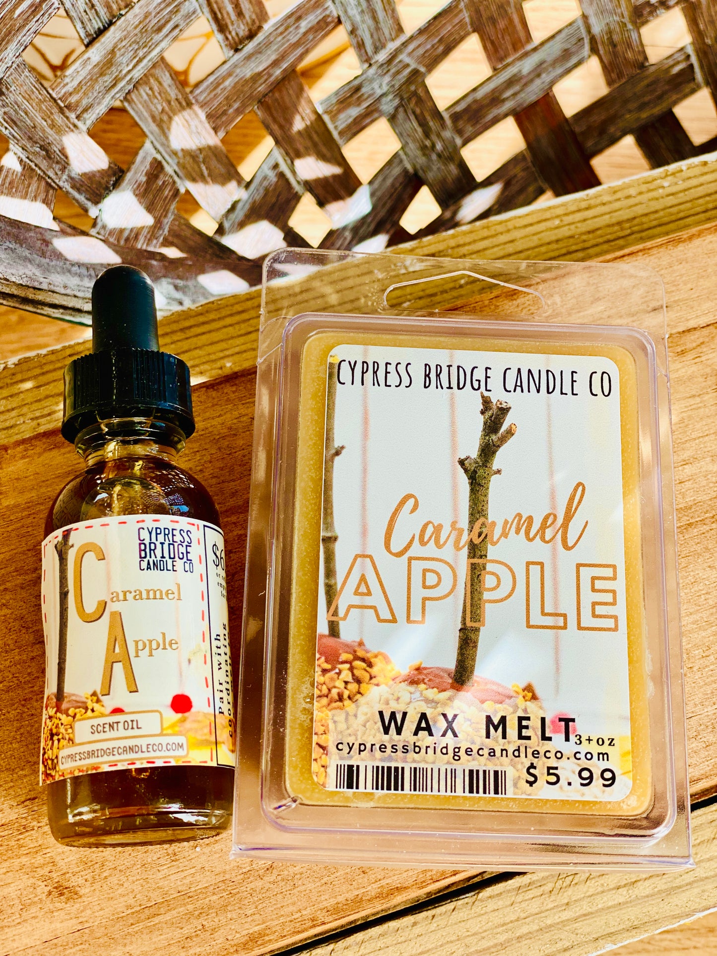 CARAMEL APPLE Wax Melts, Oil or Duo