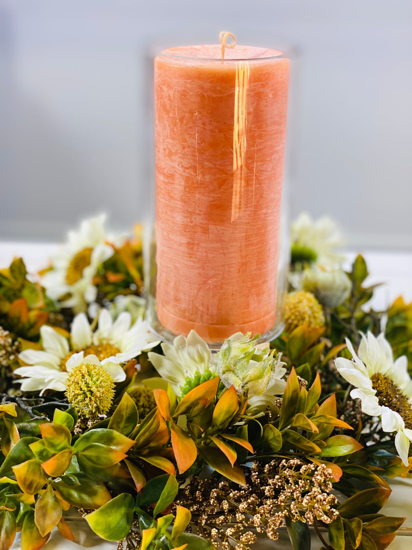 Clear Glass holder w/Stem