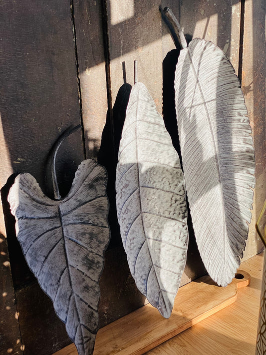 METAL LEAF TRAYS - 3 styles