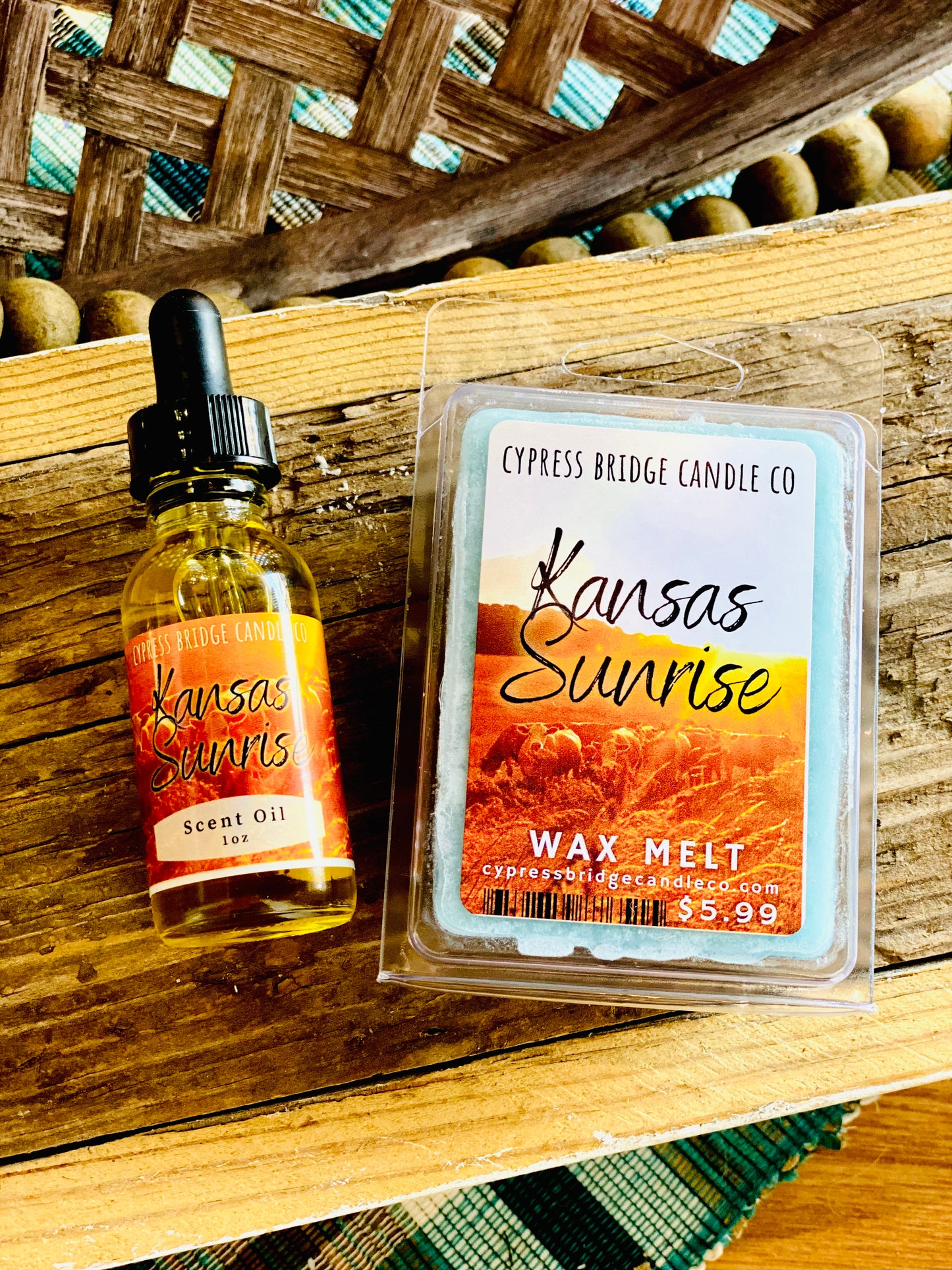 KANSAS SUNRISE Wax Melts, Oil or Duo