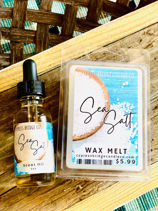 SEA SALT  Wax Melt, Refresher Oil or Bundle