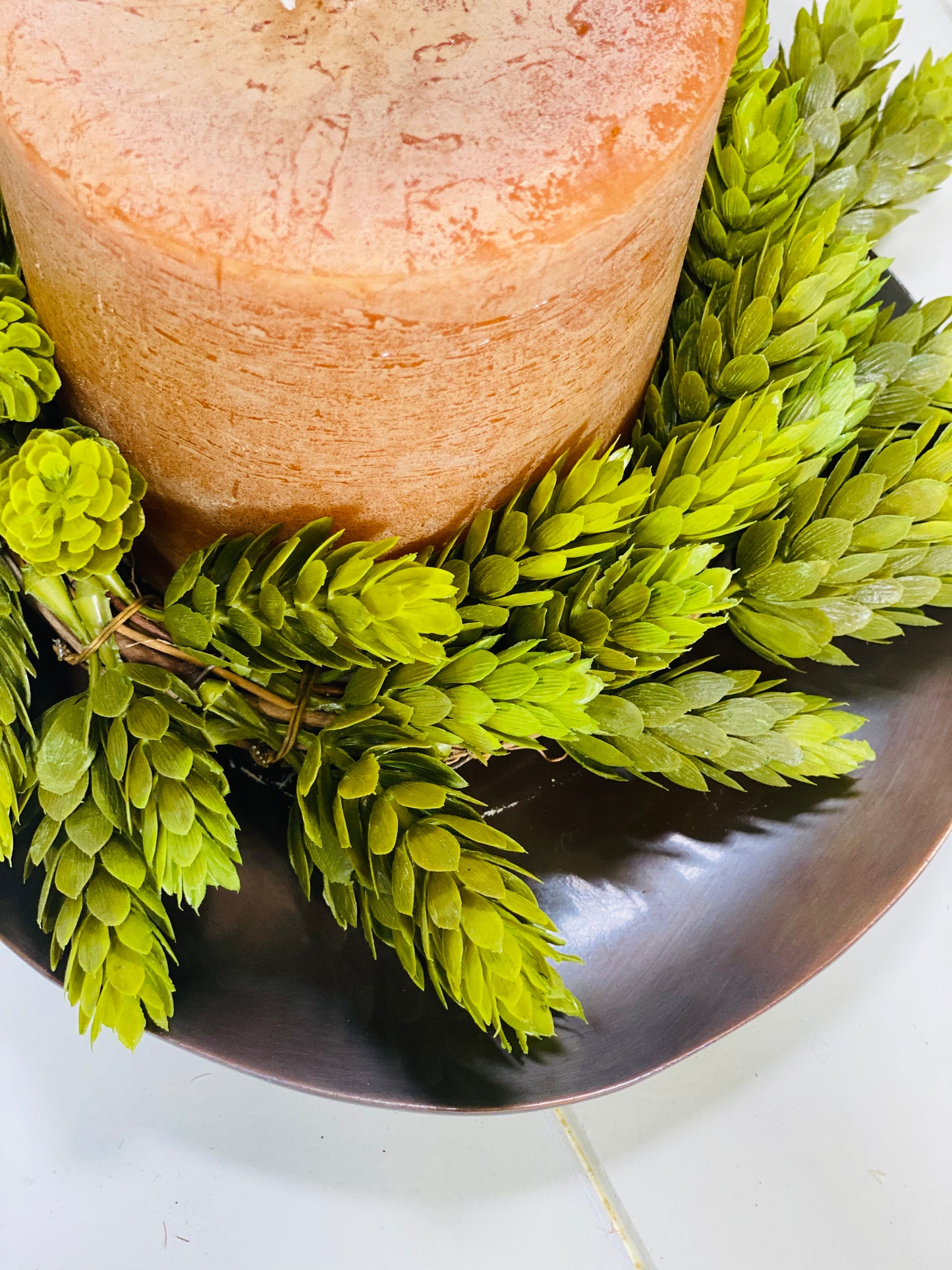 8" COPPER PILLAR PLATE