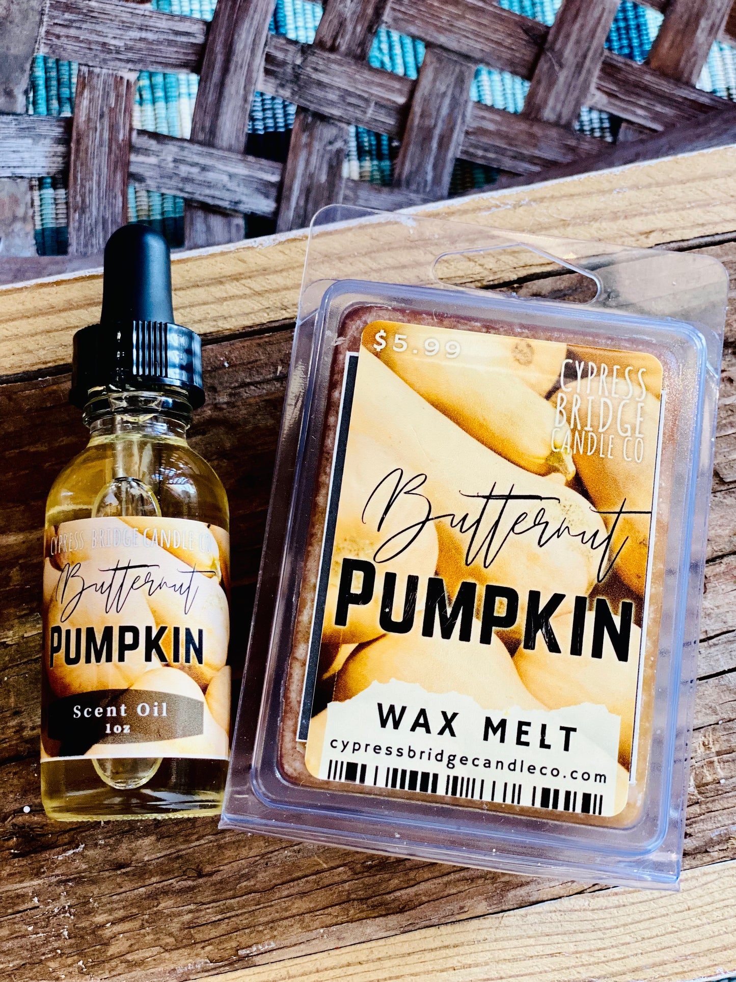 BUTTERNUT PUMPKIN Wax Melts, Oil or Duo