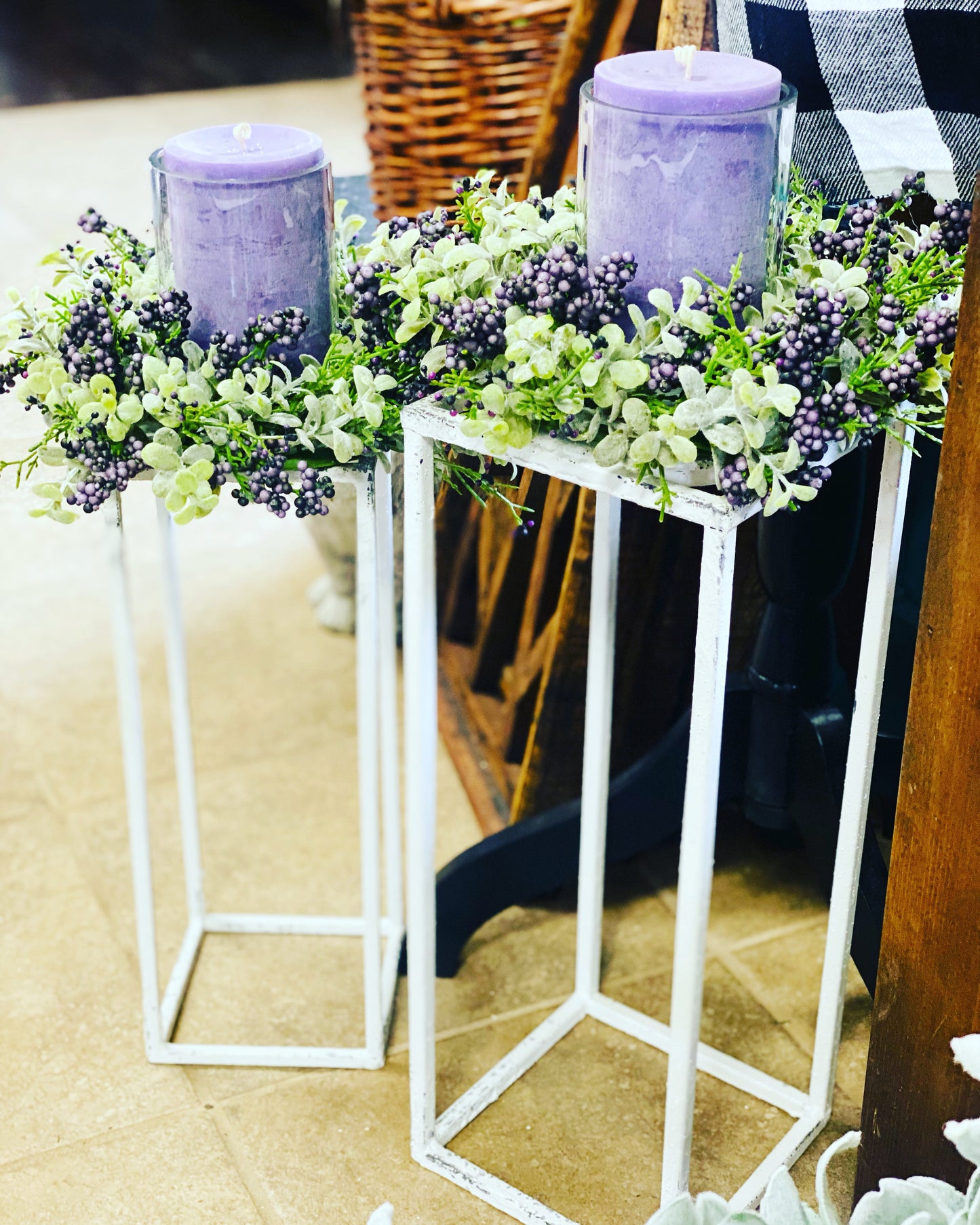 Spartan Metal Holders Cream - 2 SIZES