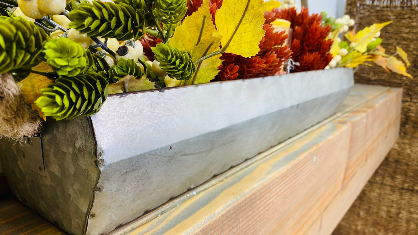 LONG GALVANIZED TRAY