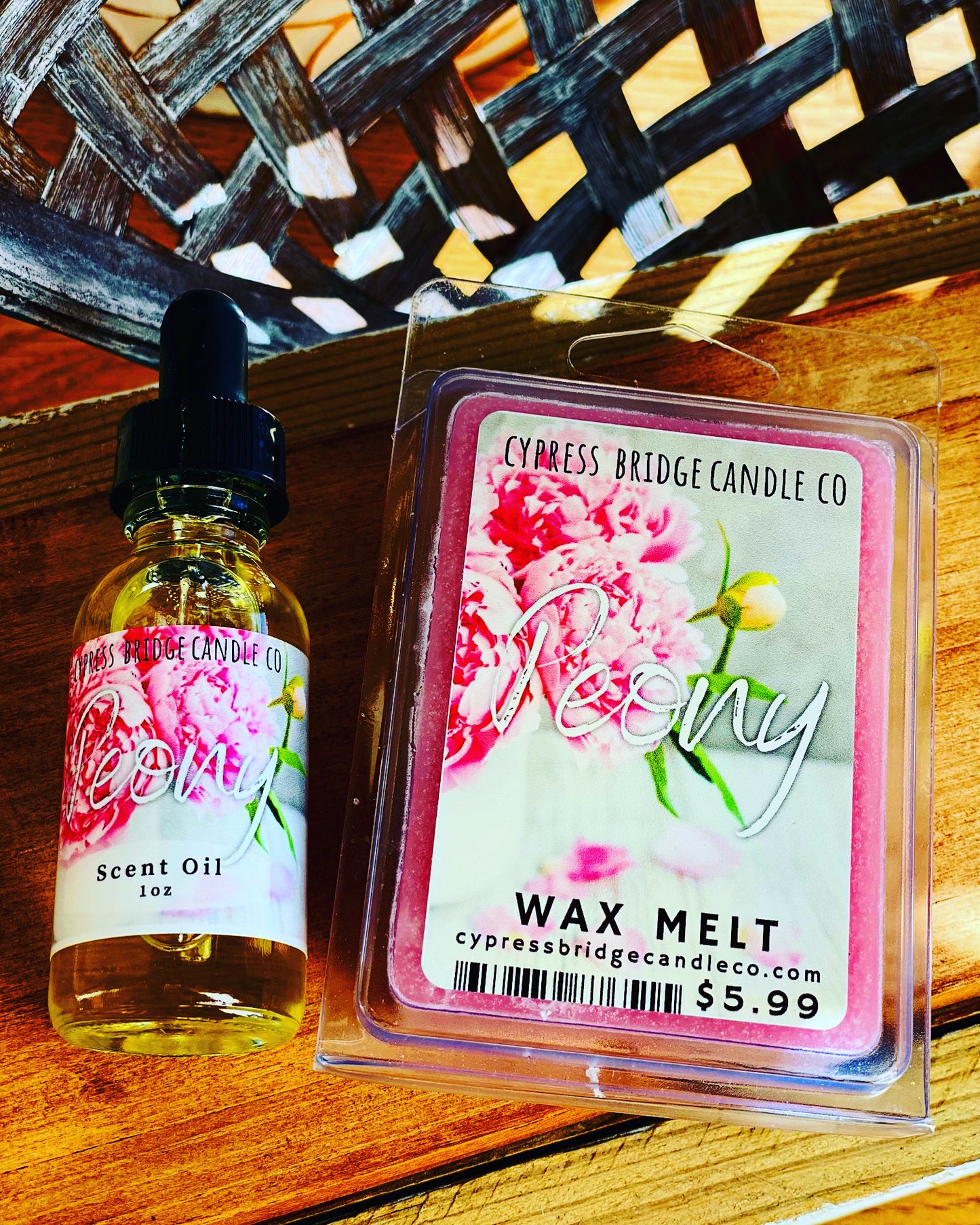 Peony (tp) Scented Wax Melts + Refresher Oil