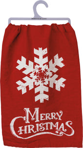 Nordic Christmas Snowflake Towel