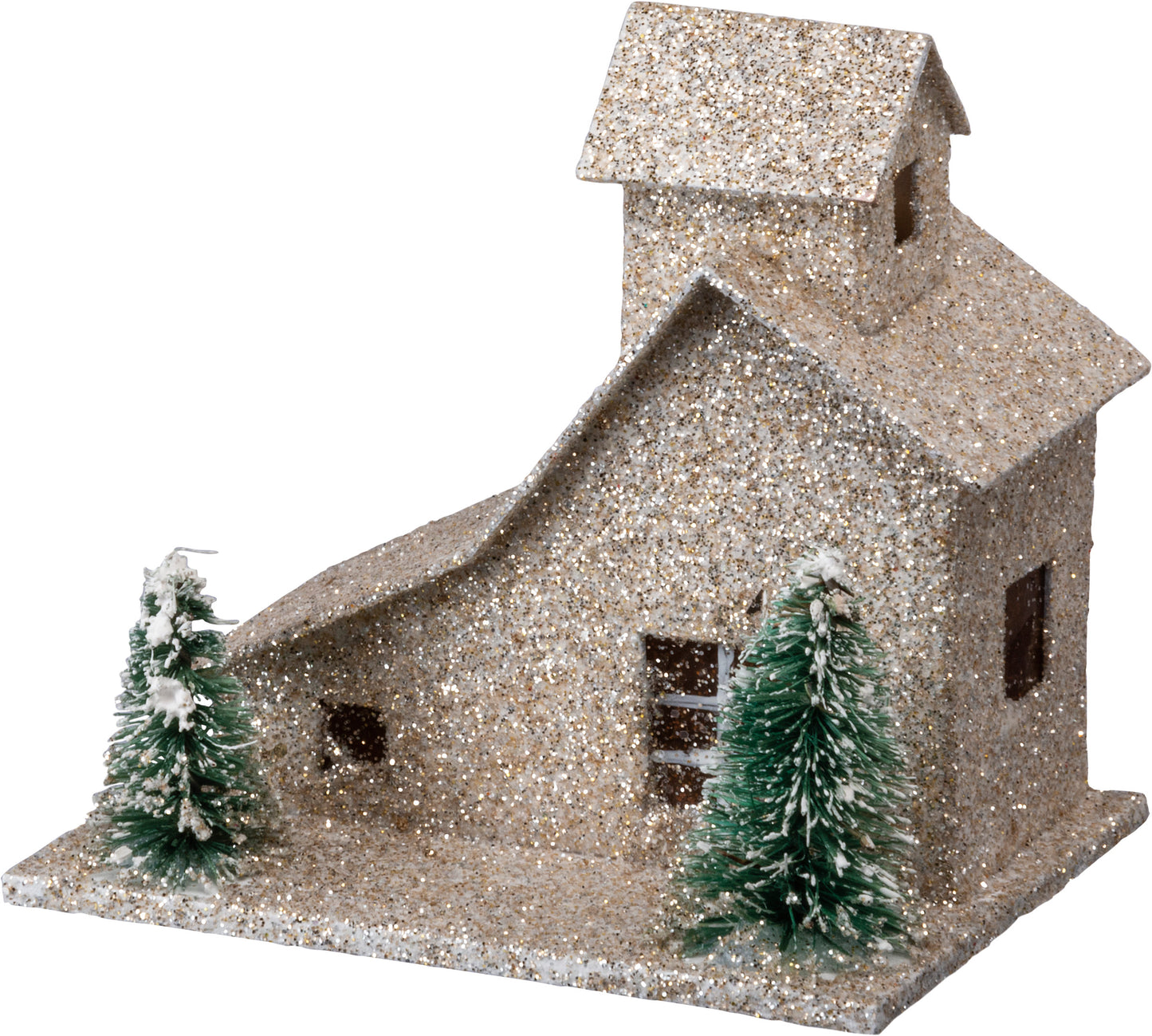 Glitter Snow Barns Sitter Set / 9