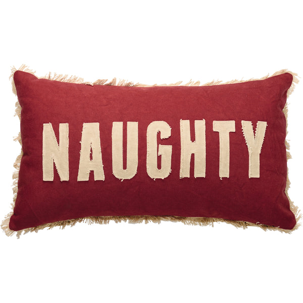 Naughty /  Nice Flip Pillow